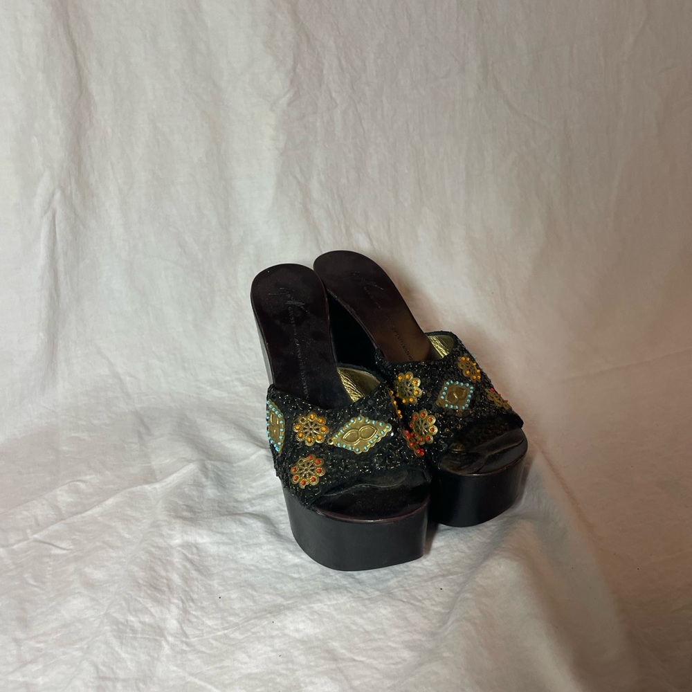 Chunky Size 5 Zanetti Heels